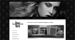 Desktop Screenshot of haarwerk-haarwerk.de
